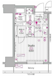 【間取り】 | ガーラ・グランディ池袋Ⅱ | 間取りです。
