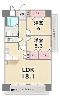 【間取り】 | アルモード京都西院