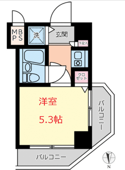 【間取り】 | エミネンスコート多摩堤通り