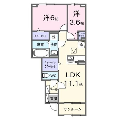 ブリーズガーデンの間取り
