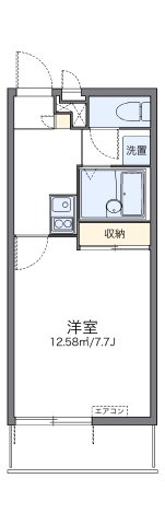 レオパレス忠の間取り