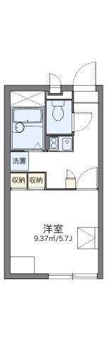 レオパレスイーグルⅡの間取り