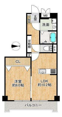 ハイマート第2新大阪の間取り|◆令和8年7月10日リフォーム完了！手直しなしでお住まいいただけます！