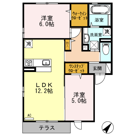 アオーラ　ヌエボ　Ⅰの間取り