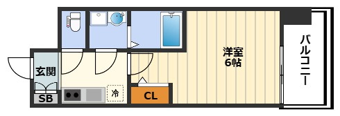 エスリードレジデンスグラン大阪福島ノースの間取り