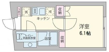 クーカイ・テラス祐天寺の間取り|間取りです。