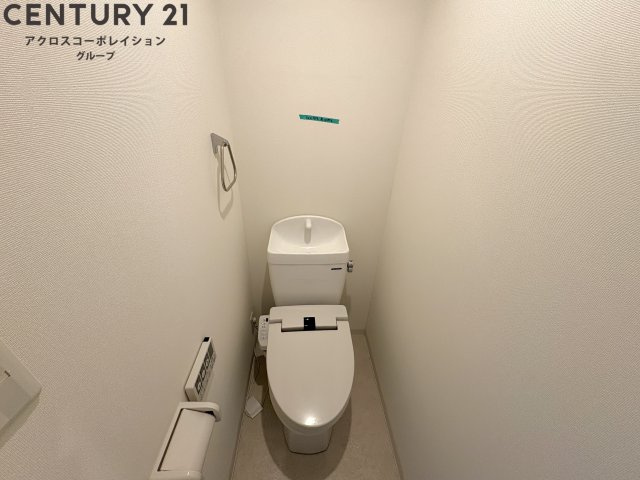 ゆったり落ち着けるトイレです！