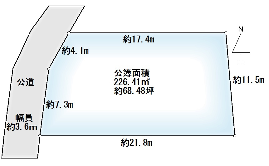 売地　我孫子市高野山の土地図