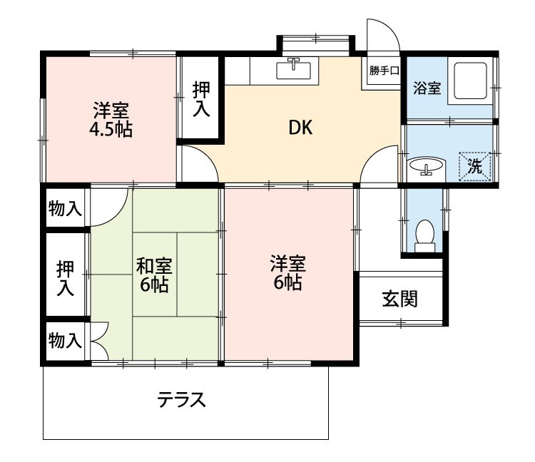 第３しらゆり苑の間取り
