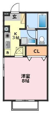 ノーブル富里の間取り