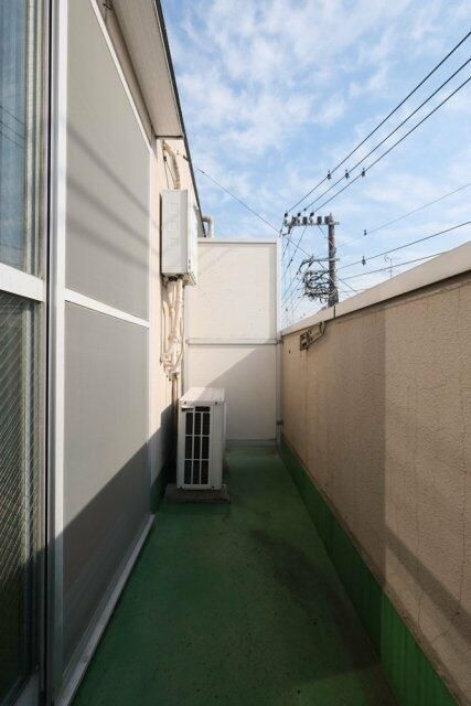 サンセール尾久のバルコニー