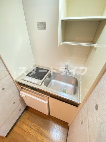 大阪市東淀川区東中島２丁目の賃貸マンションのキッチン