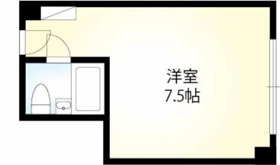 秀和赤坂レジデンシャルホテルの間取り|間取りです。