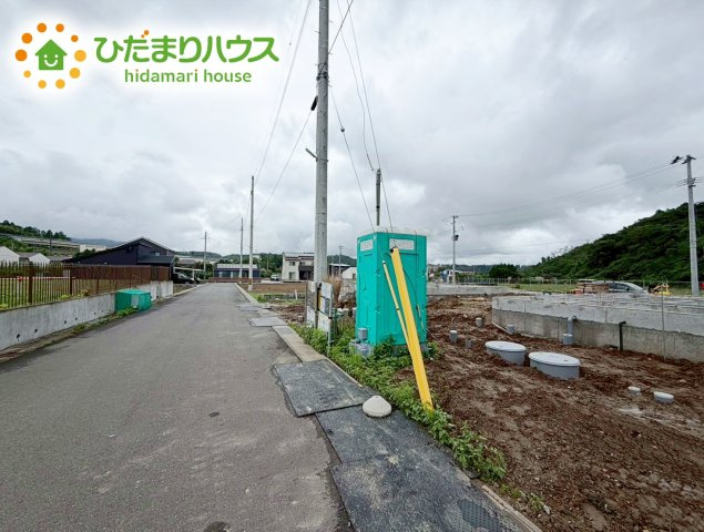 いわき市好間町上好間第5　新築戸建　3号棟の前面道路含む現地写真|今から見たいも大歓迎！お気軽にお問い合わせください☆彡