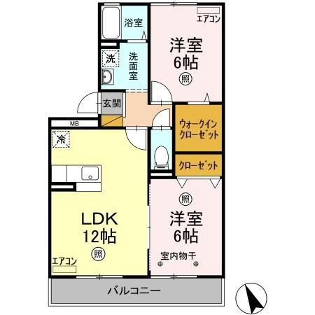 ヴェルドミール本八幡の間取り