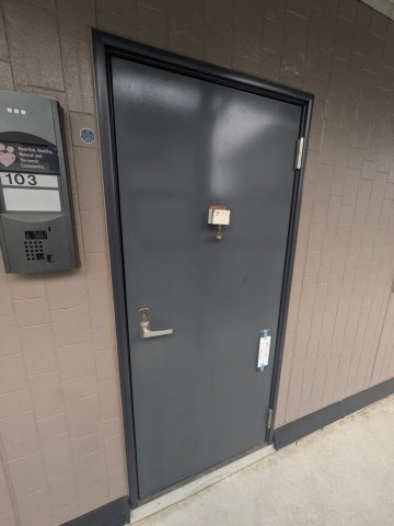 シドニーBの玄関