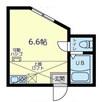 横浜市戸塚区矢部町のアパートの間取り