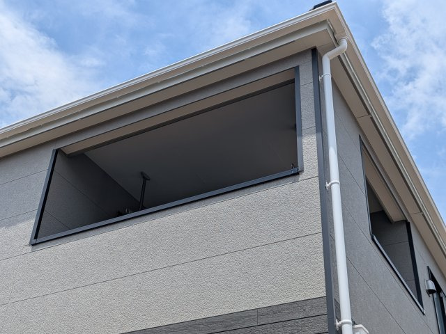 石岡市東光台　第4　新築戸建て　2号棟のバルコニー