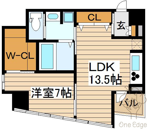 W.O.B. NISHIUMEDAの間取り