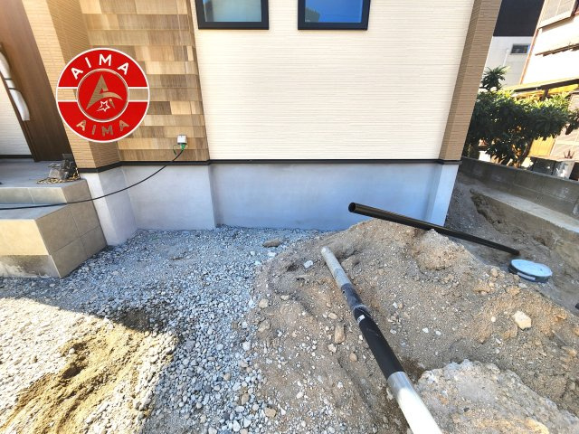 太宰府市大佐野6丁目第5-1棟（1号棟）の外観|お庭で自由な時間を過ごせます。