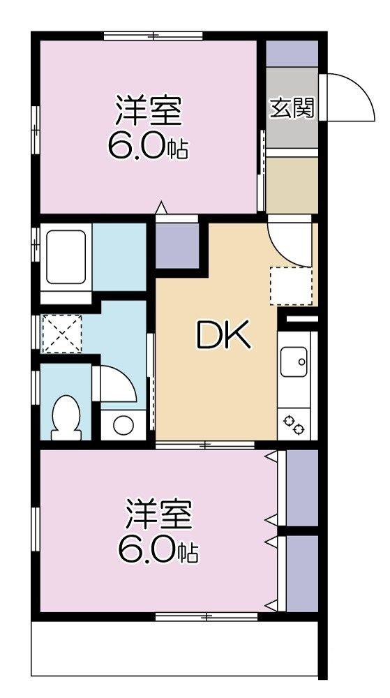 アルメリア中野の間取り|間取りです。