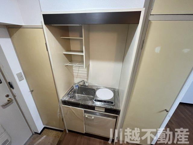 事務所に投資用に最適な好立地マンションのキッチン|使いやすいミニキッチン