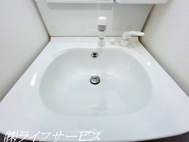 【洗面所】 | エバーグリーン新御堂 | シャワー付洗面化粧台