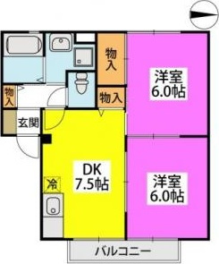 TSコートの間取り|使い勝手の良い間取りです♪