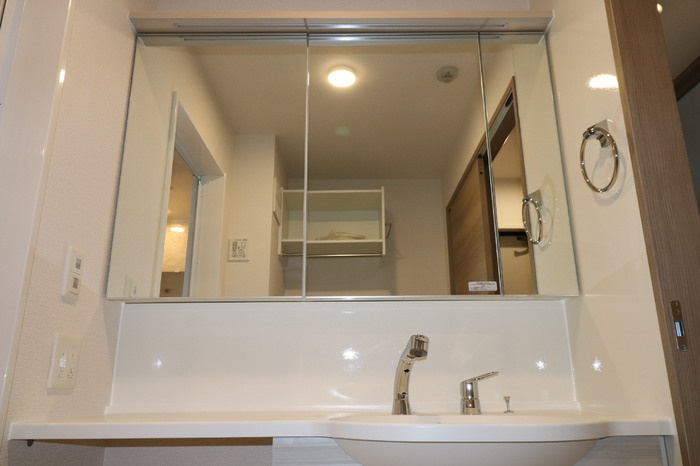 D-ROOM須屋（トリシア）の洗面所