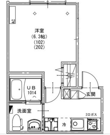 柏市豊四季のアパートの間取り