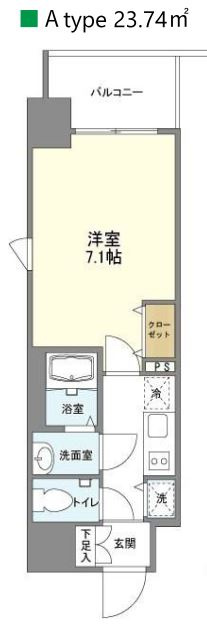 ファーストフィオーレ新梅田の間取り