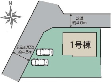 水戸市見川町　4期　新築戸建ての区画図|区画図です♪