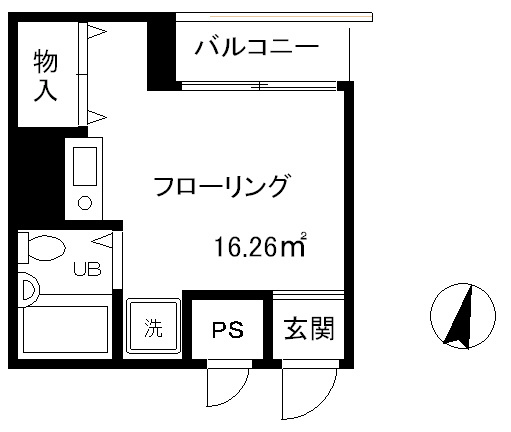 川崎市多摩区西生田２丁目の賃貸マンションの間取り