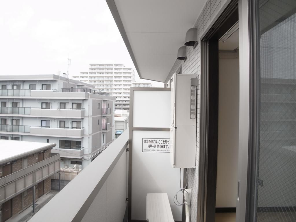 カイテキースⅡ　２０２のバルコニー