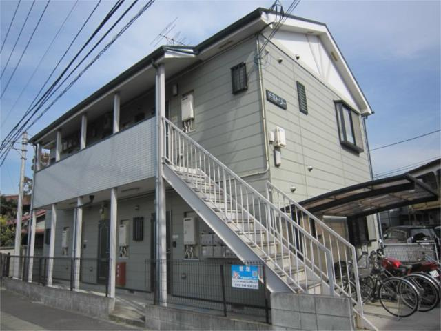川崎市多摩区登戸のアパートの外観