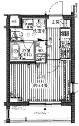 プレール・ドゥーク上高井戸の間取り|間取りです。