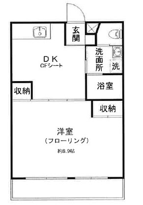 グランベル松陰の間取り|間取りです。