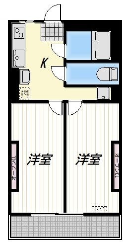 ｖｅｒｄｅ（ヴェルデ）の間取り|間取りです。
