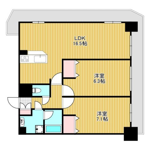 アーバネックス豊中桜塚の間取り