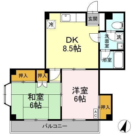 松本ビルの間取り