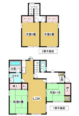 広瀬貸家の間取り