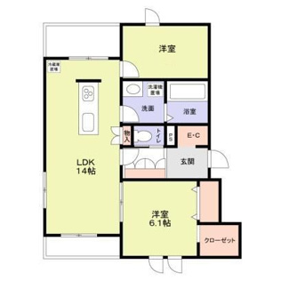 【間取り】 | ｃｅｎｔｒａｌ　ｃｒｅｓｔ | 間取りです。