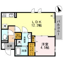 クレールコートの間取り