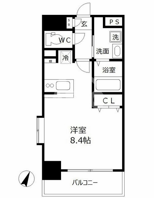 ラグゼ江戸堀の間取り|ラグゼ江戸堀　間取り