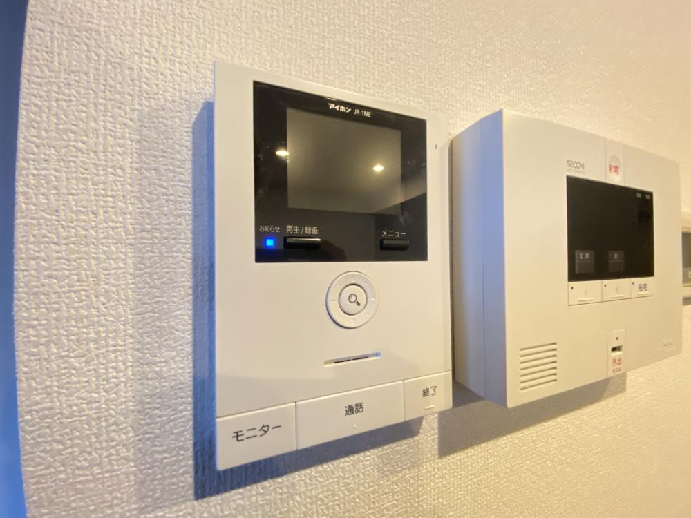 西宮市苦楽園四番町のアパートのセキュリティ