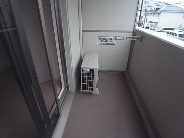 ロアール神戸住吉のバルコニー