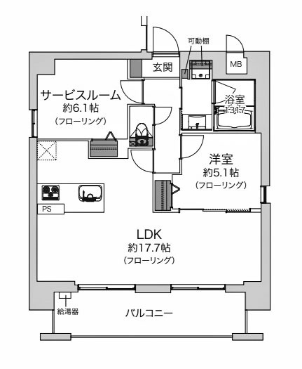 【間取り】 | リソシエ・ヴァリエ西院
