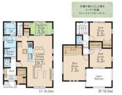 【間取り】 | 4LDKはリビングダイニングキッチンと4つの居室がある間取りで、大家族や二世帯住宅に最適。広々としたリビングで家族団らんを楽しみ、個室でプライベートな時間も確保でき、快適な生活を送ることができますよ。