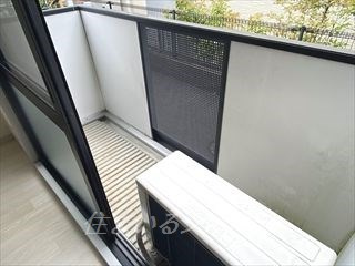 セフィラかわさきのバルコニー|募集のお部屋（101号室）からの眺望です！