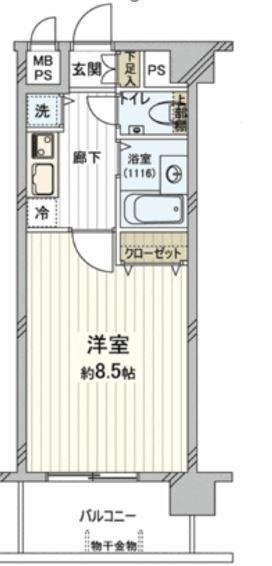 グランド・ガーラ用賀の間取り|間取りです。